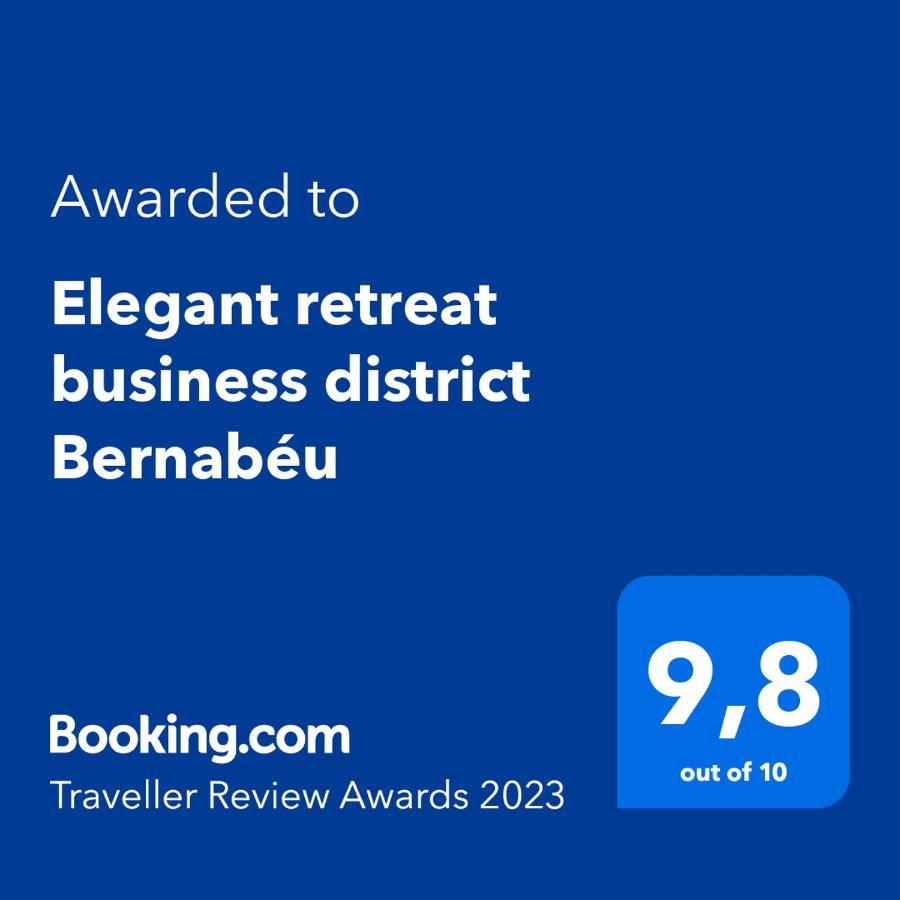 Elegant Retreat Business District Bernabeu Lägenhet Madrid Exteriör bild
